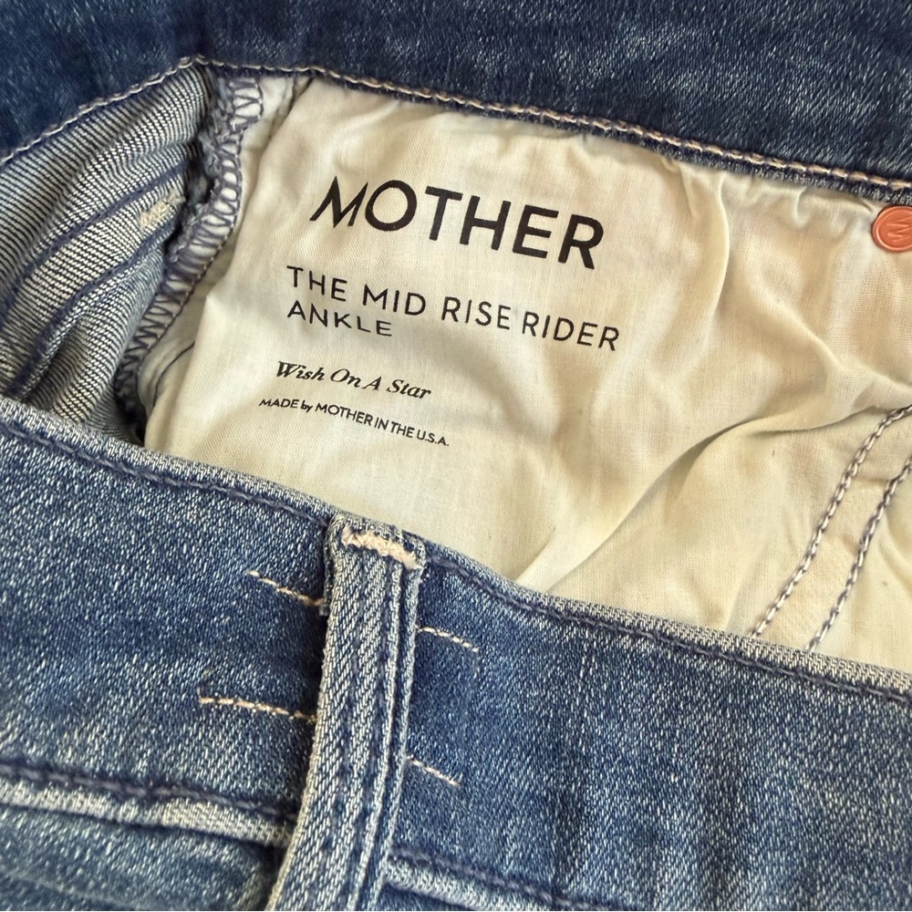 MOTHER Mid Rise Rider Ankle - Picture 6 of 7